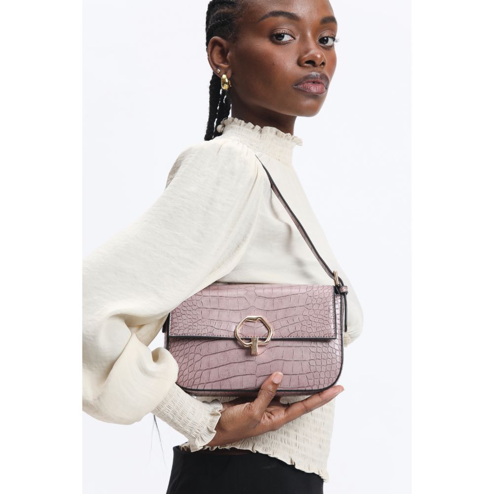 Ryerson Genuine Leather Crocodile Embossed Crossbody Bag for Women - Stylish & Durable Handbag for Daily Use, Work, Travel, and Special Occasions