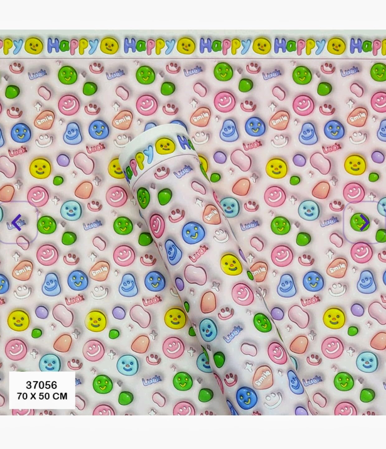 Premium 3D Effect Gift Wrapping Paper - 40cm x 50cm Floral Print Sheets (Pack of 8, Multicolor Mix) - Elegant Present Wrapping for Birthdays, Weddings & Holidays