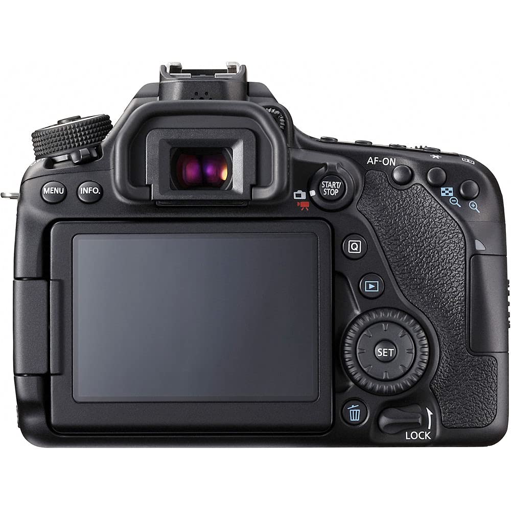 Canon EOS 80D DSLR Camera Body Only (1263C004) | 64GB Memory Card, Protective Case, Corel Photo Software, LPE6 Battery, Card Reader, Flexible Tripod, HDMI Cable & Hand Strap Included | Professional Photography, Vlogging & Travel Use (Renewed)