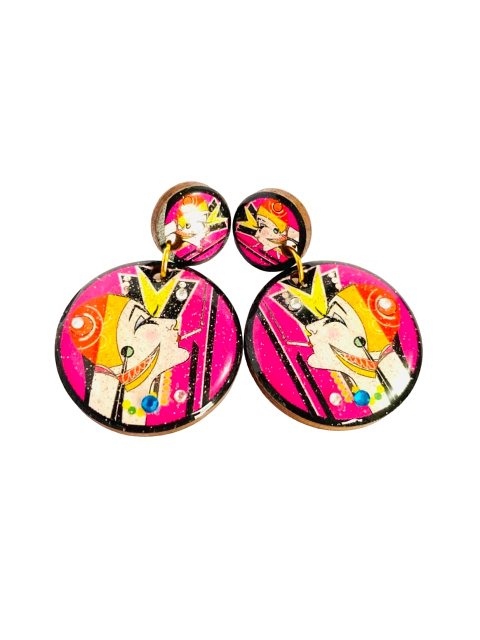 Art Deco Modern Earrings - Roaring 20s Style Vintage Inspired Jewelry | 1920s Charleston Retro Dangle Earrings for Women | Perfect for Gatsby Parties, Flapper Costumes & Vintage Fashion Lovers