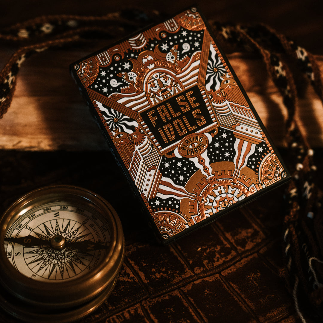 False Idols Playing Cards - Premium Totem Design Deck for Poker, Magic Tricks & Cardistry | Perfect for Game Nights, Collectors & Performers