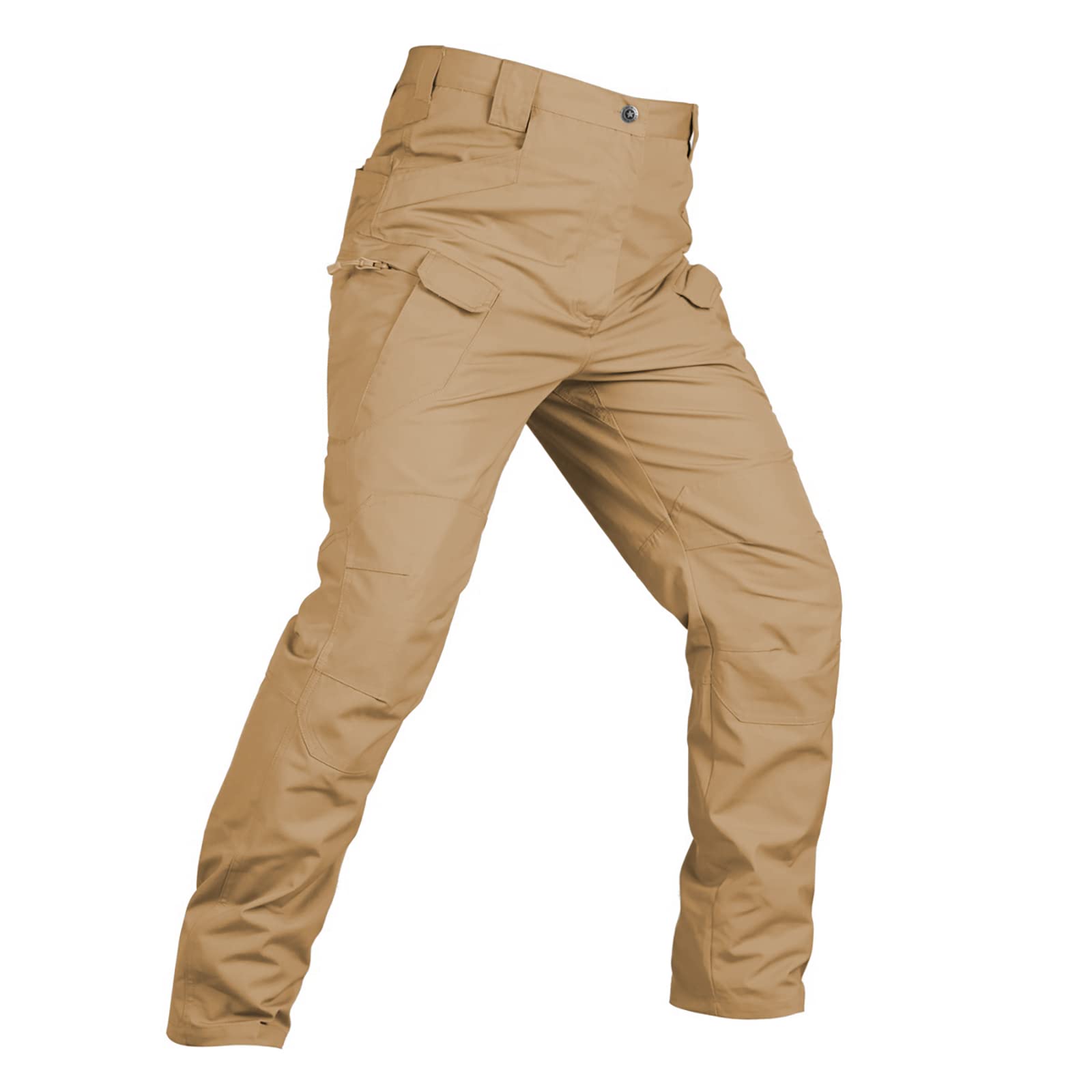 PrunGoo Men's Waterproof Tactical Cargo Pants - Breathable Quick-Dry Hiking Pants for Outdoor Activities, Camping & Travel | Durable Work Pants for Men