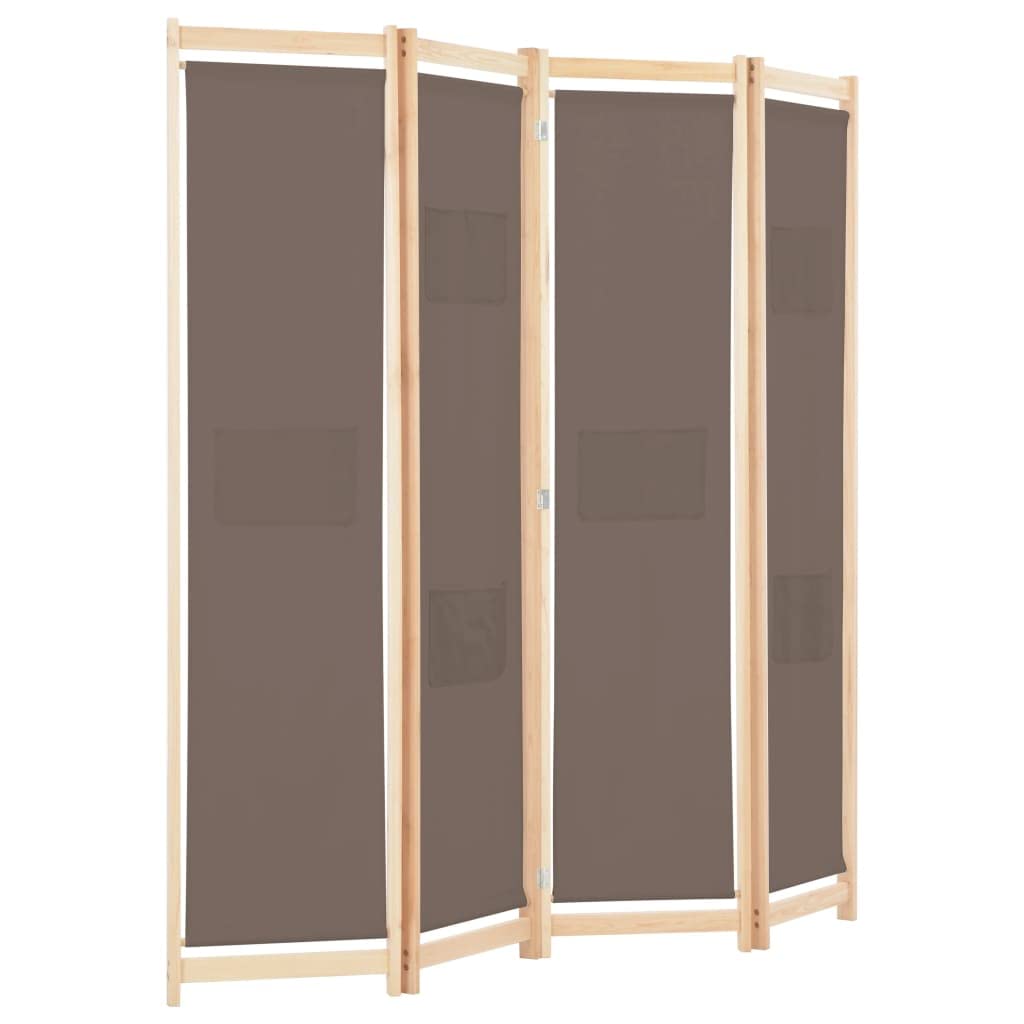 vidaXL 4-Panel Folding Room Divider Screen - 62.9