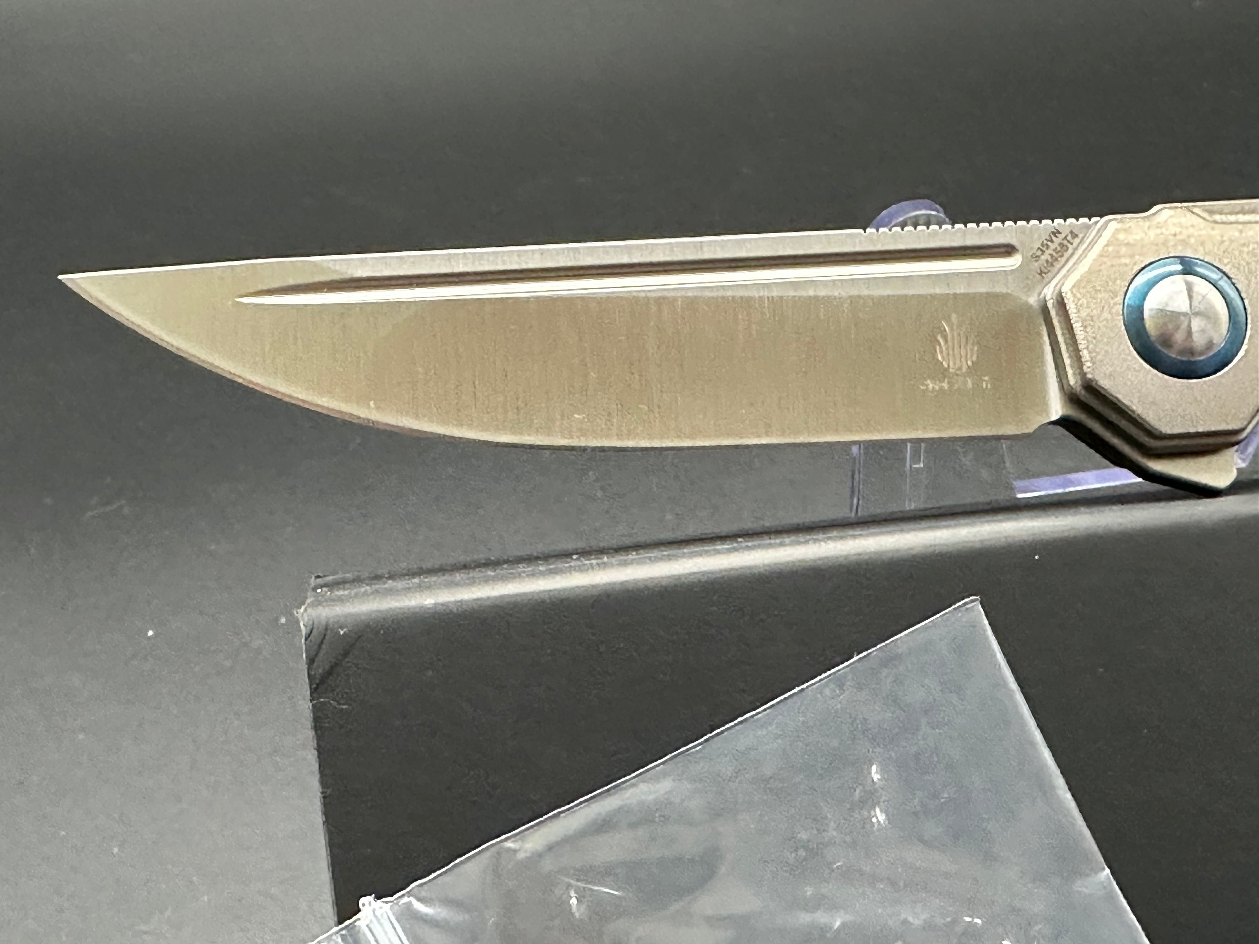 Kizer Begleiter Titanium Folding Pocket Knife - Premium EDC Knife for Outdoor, Camping, Hiking & Everyday Carry