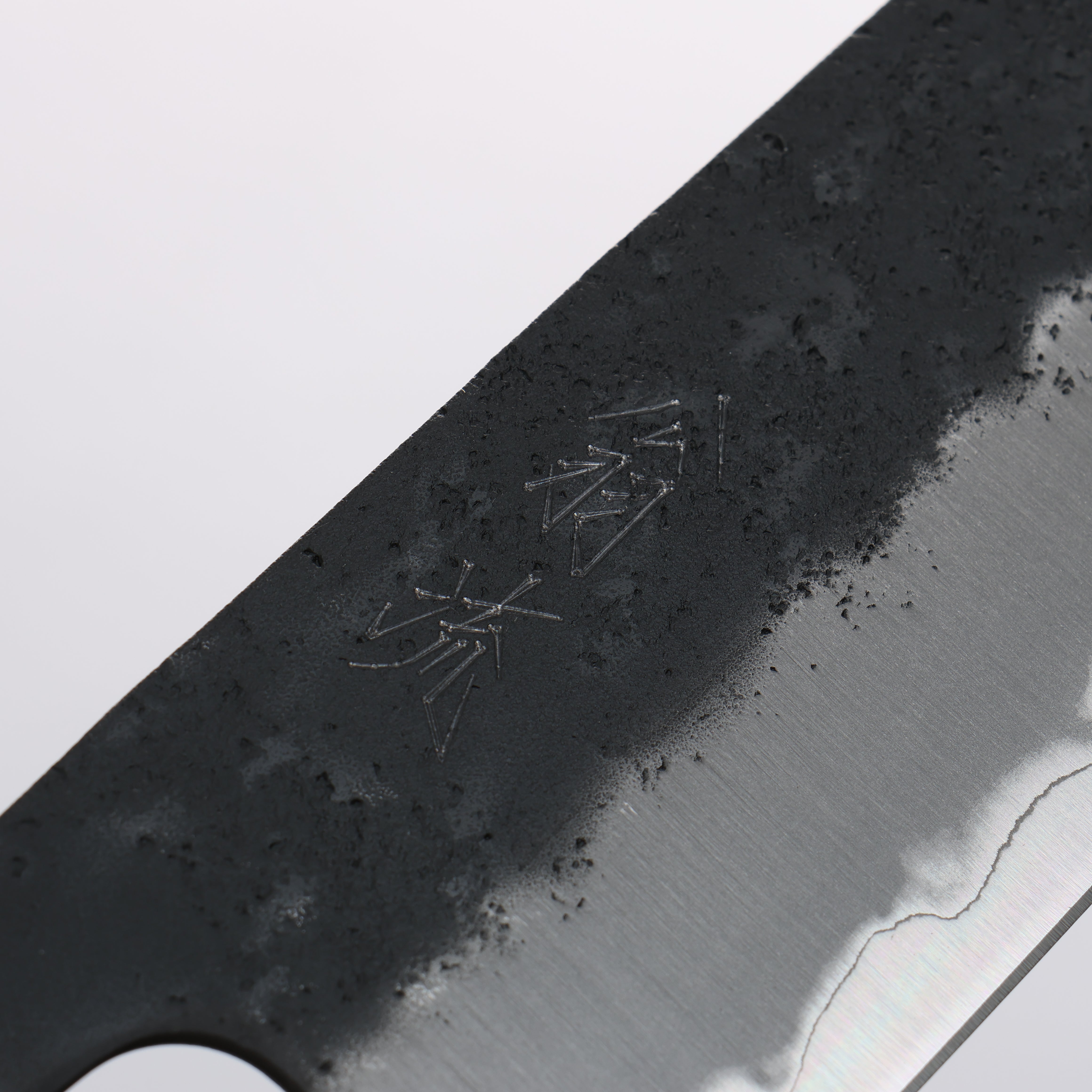 Premium OUL Blue Super Black Nashiji Gyuto 240mm Japanese Chef Knife with Oak Handle - Perfect for Sushi, Sashimi, and Precision Meat Cutting