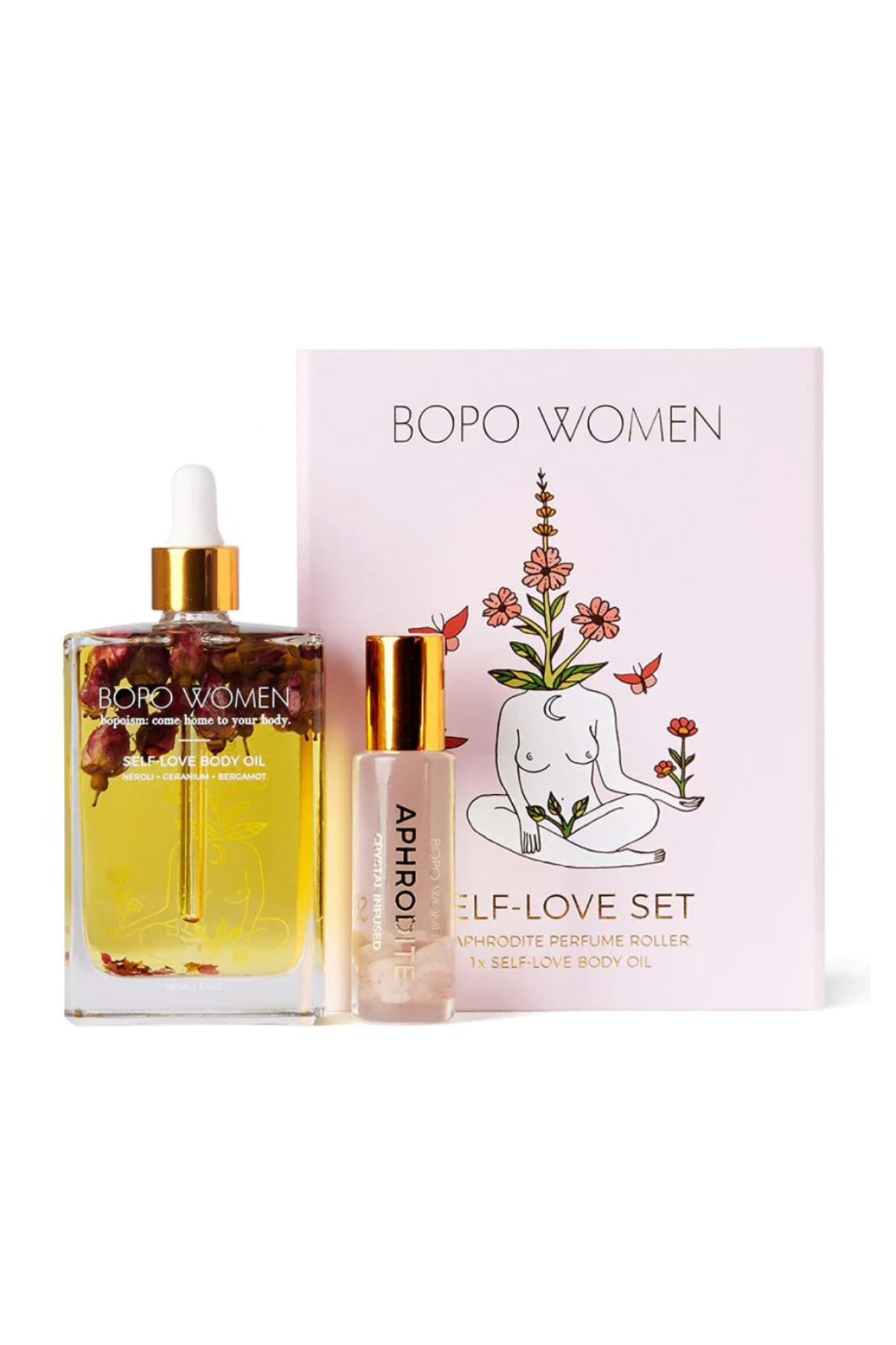 Bopo Women's Self Love Gift Set - Empowering Self-Care Kit with Affirmation Cards, Bath Bombs & Candles - Perfect for Spa Nights, Birthday Gifts & Mental Wellness