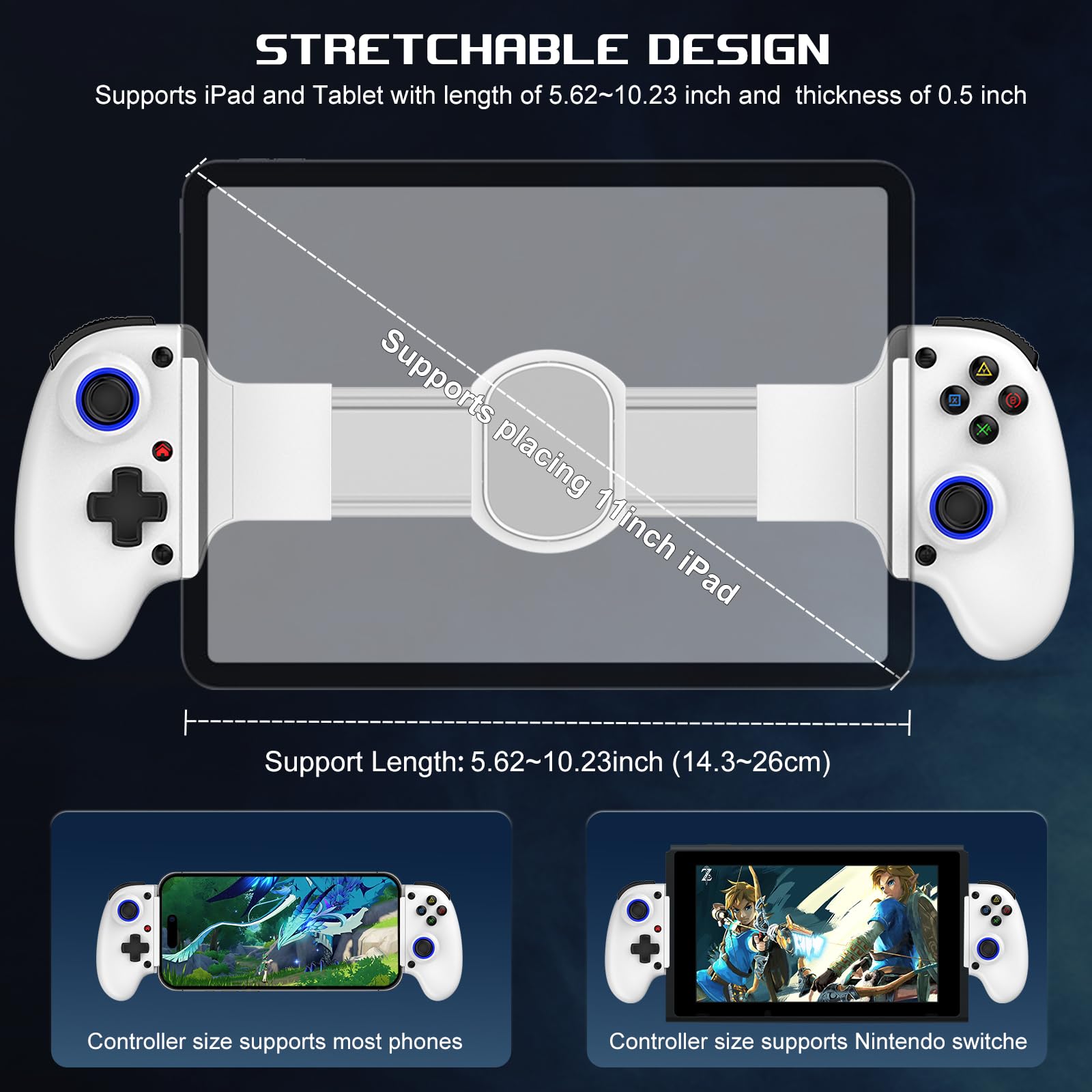 Original Title: arVin Controller for iPhone   Optimized Title: Wireless Gaming Controller for iPhone - arVin Bluetooth Gamepad | Compatible with iOS, iPad, Apple Arcade & Mobile Games | Perfect for Fortnite, Call of Duty & Cloud Gaming