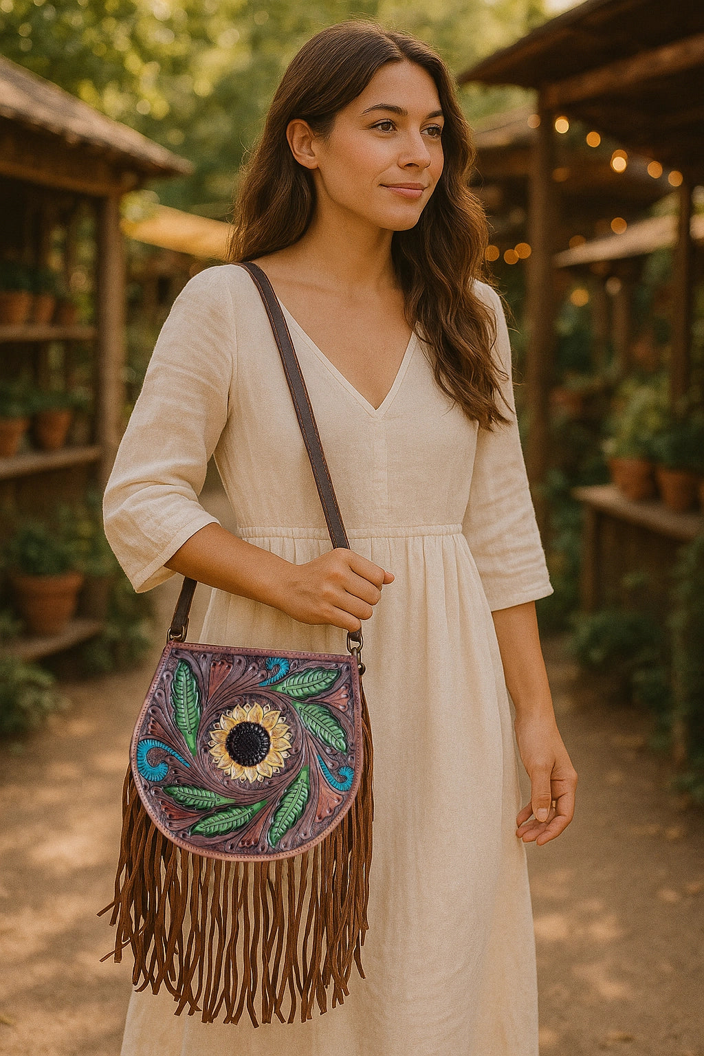 Stylish Leather Hobo Bag for Women - Western Tassel Fringe Crossbody Purse | Perfect for Daily Use, Travel & Fashion Accessories
