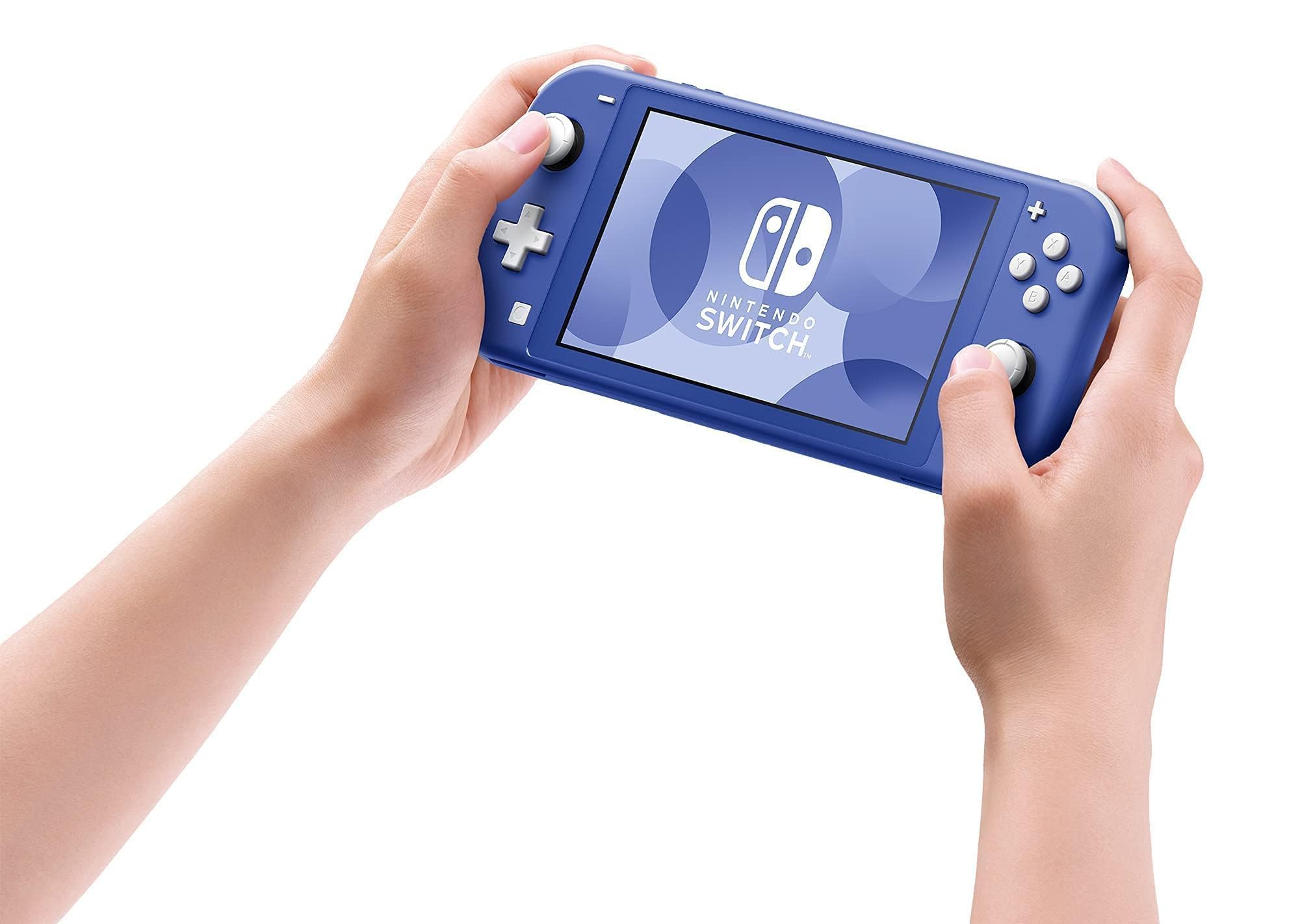 Nintendo Switch Lite Handheld Console - Blue | Portable Gaming for Travel, Commute & Home Play
