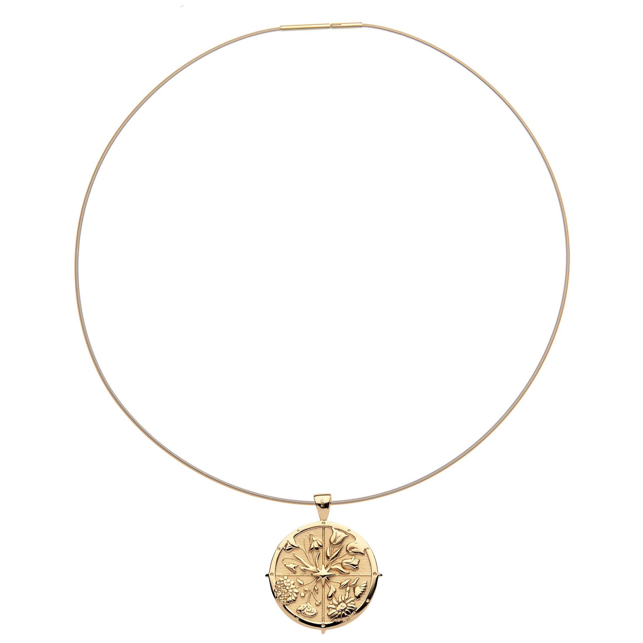 Jane Win Omega Wire Chain Necklace for Women - Elegant Gold Layered Necklace Jewelry - Perfect for Everyday Wear, Date Night & Special Occasions