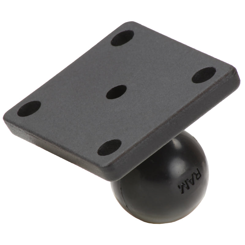 RAM B-347U Motorcycle GPS Mount with Ball & AMPs Pattern - Compatible with Garmin Zumo, TomTom Rider & Urban Rider - Secure Navigation for Adventure & Urban Riding