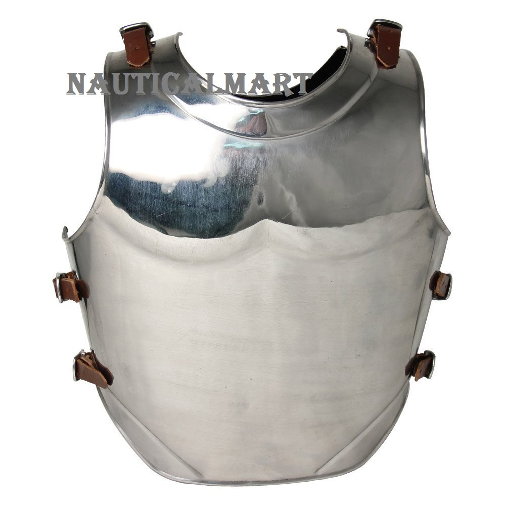 Authentic Medieval Steel Cuirass Body Armor - Handcrafted Knight Armor for LARP, Cosplay & Historical Reenactment | Perfect for Renaissance Fairs, Theater & Collectors