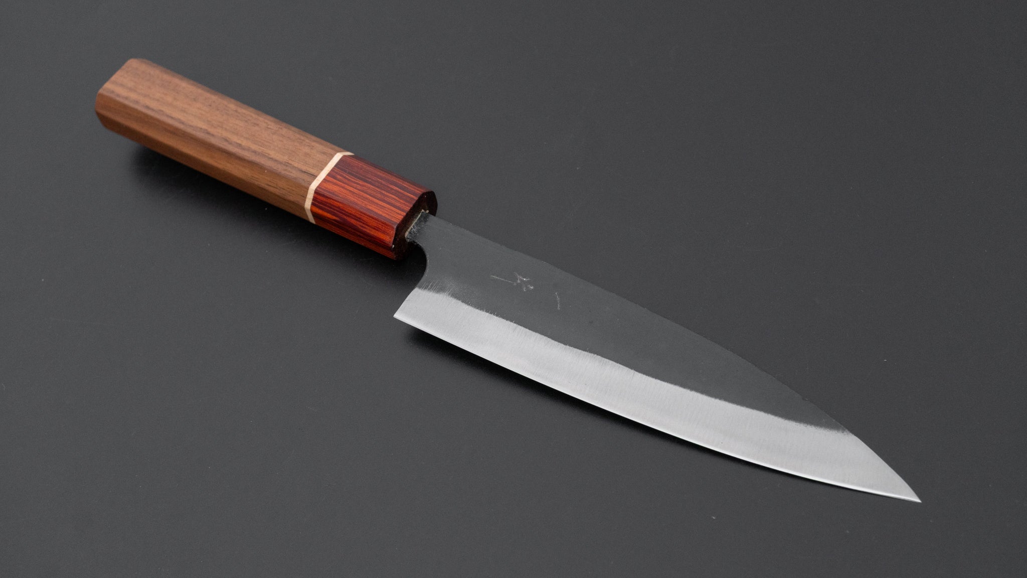 Hitohira Tosa Kurouchi White #2 Utility Knife 140mm - Japanese High Carbon Steel Blade with Walnut Handle - Perfect for Home Cooking, Sushi & Meat Cutting