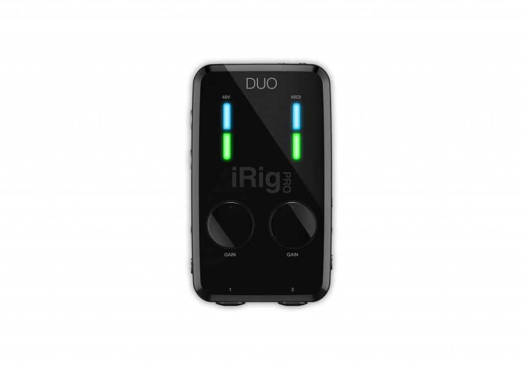 iRig Pro Duo Audio Interface - High-Quality 2-Channel USB Recording for Guitar, Vocals & Podcasts - Perfect for Home Studios, Live Performances & Music Production