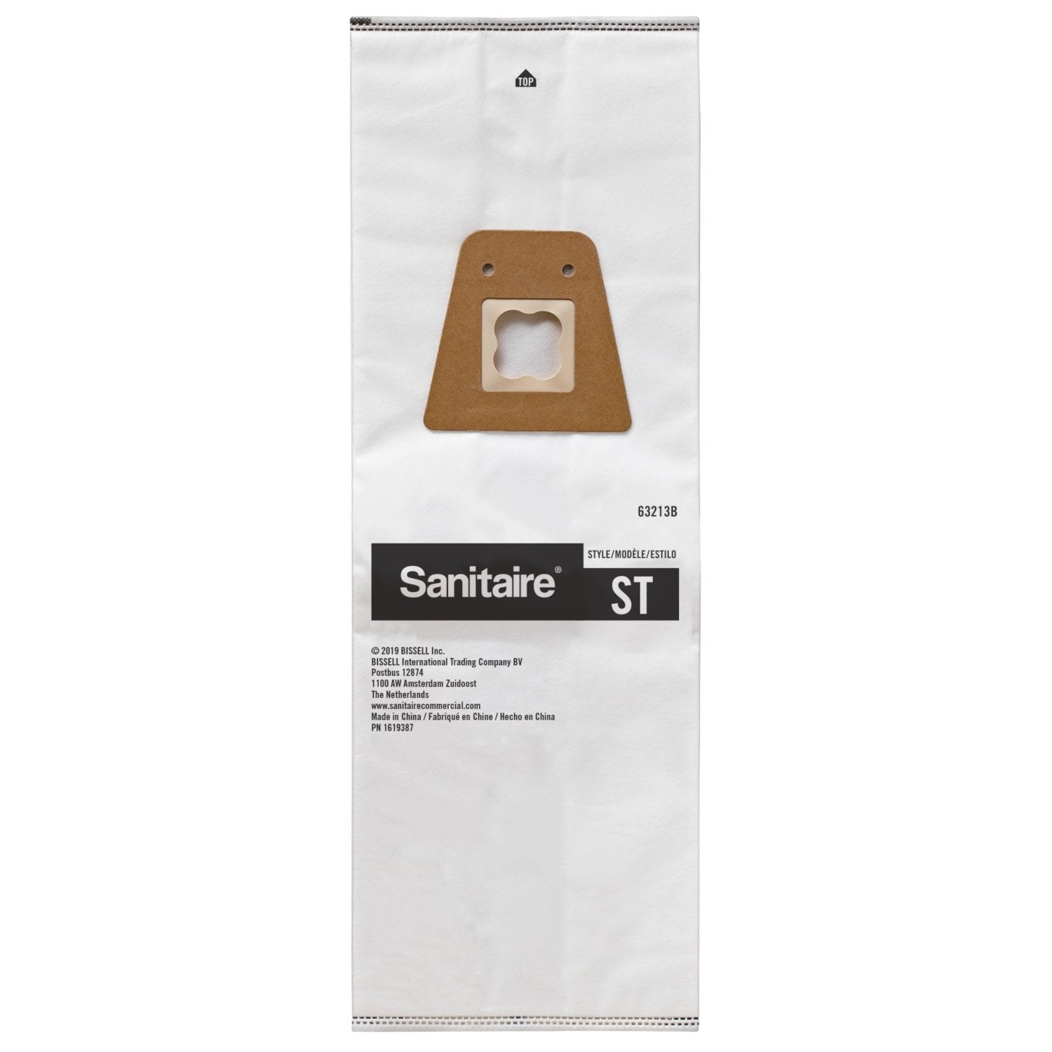 Sanitaire 63213B ST Premium Synthetic Vacuum Bags - 5 Pack - HEPA Filtration for Allergies & Pet Hair - Compatible with Sanitaire Vacuums - Ideal for Home & Office Cleaning