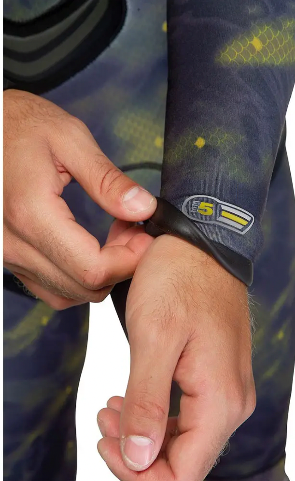 Cressi Lampuga Open Cell Camo Wetsuit 5mm 2PC for Men - Premium Scuba Diving & Spearfishing Gear for Cold Water Adventures