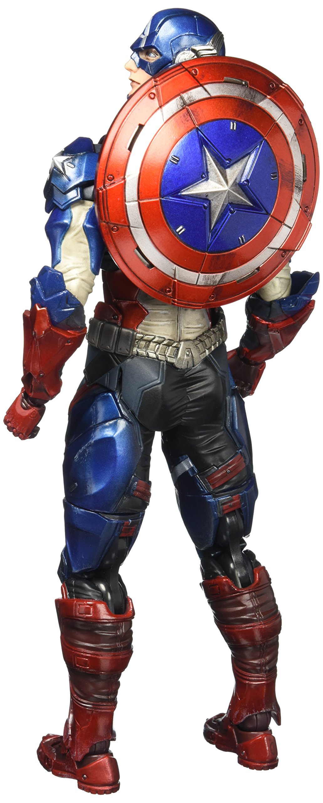 Square Enix Marvel Universe Variant Play Arts Kai Captain America Action Figure - Collectible Superhero Toy for Display & Gifts | Marvel Comics Avengers Collection