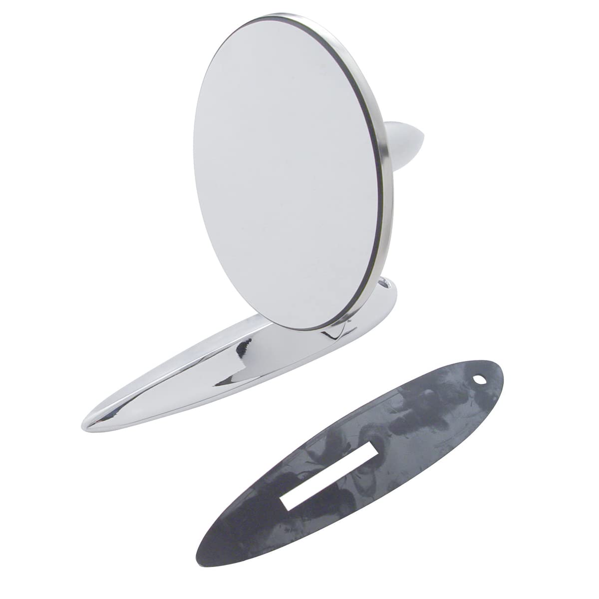 United Pacific C555728-CVX Passenger Side Convex Mirror Replacement - Durable Exterior Car Mirror for Enhanced Safety & Visibility - Perfect for Sedans, SUVs, and Trucks - Ideal for Highway Driving, Parking Assistance & Blind Spot Monitoring