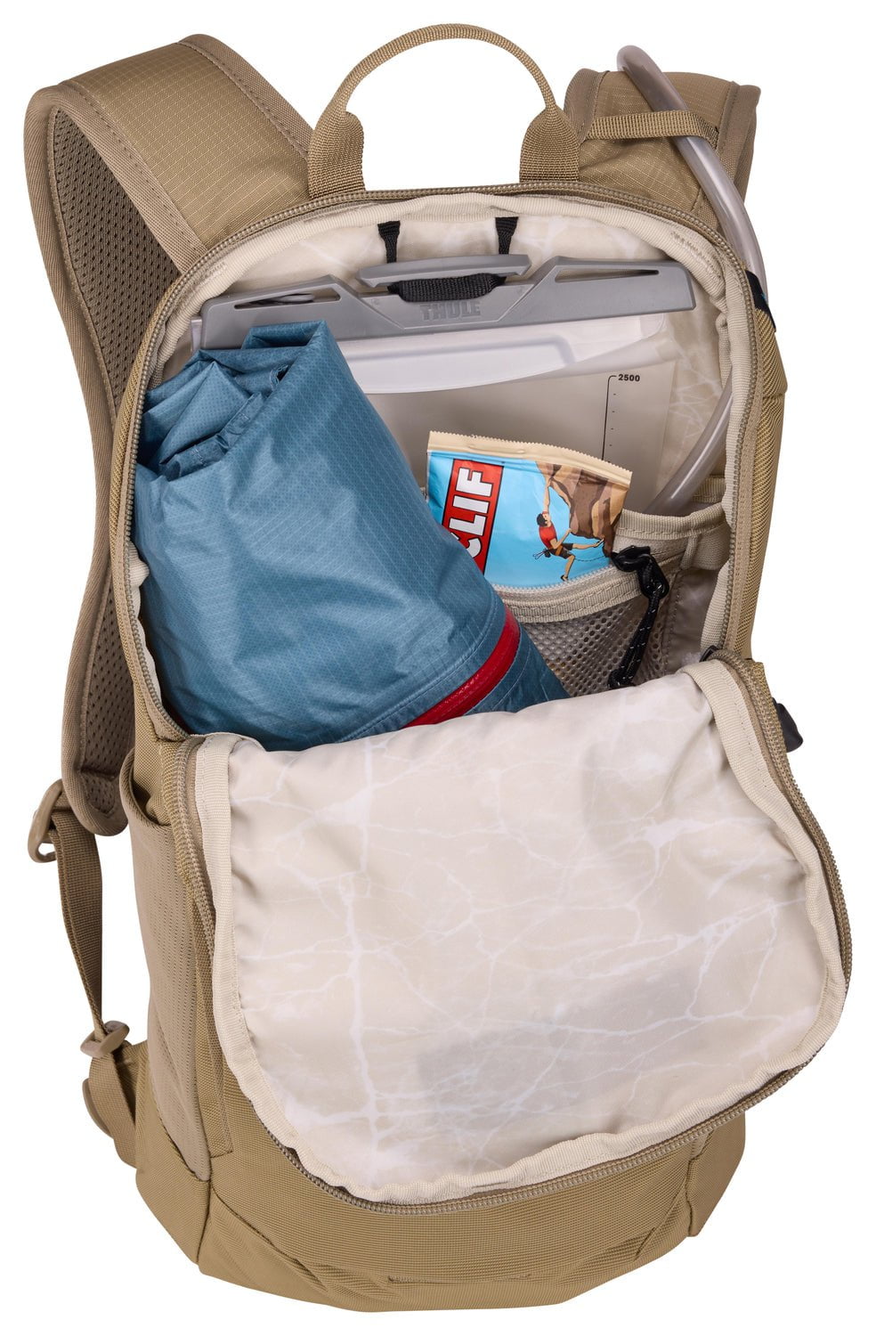 Thule AllTrail Hydration Pack 10L - Lightweight Hiking Backpack with Water Bladder, Faded Khaki - Perfect for Trail Running, Camping & Outdoor Adventures