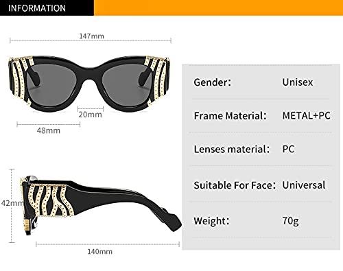 Stylish Gold Wave Sunglasses for Women & Men - UV Protection, Polarized, Fashionable - Perfect for Beach, Driving & Outdoor Activities