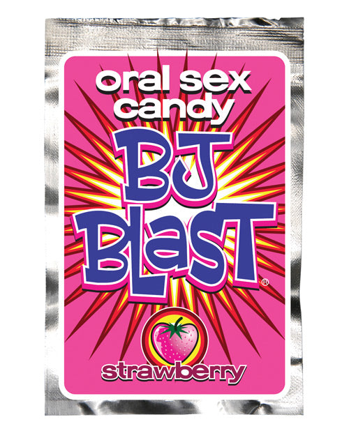 BJ Blast Oral Sex Candy Strawberry Flavor - Enhance Intimacy & Pleasure for Couples & Adults