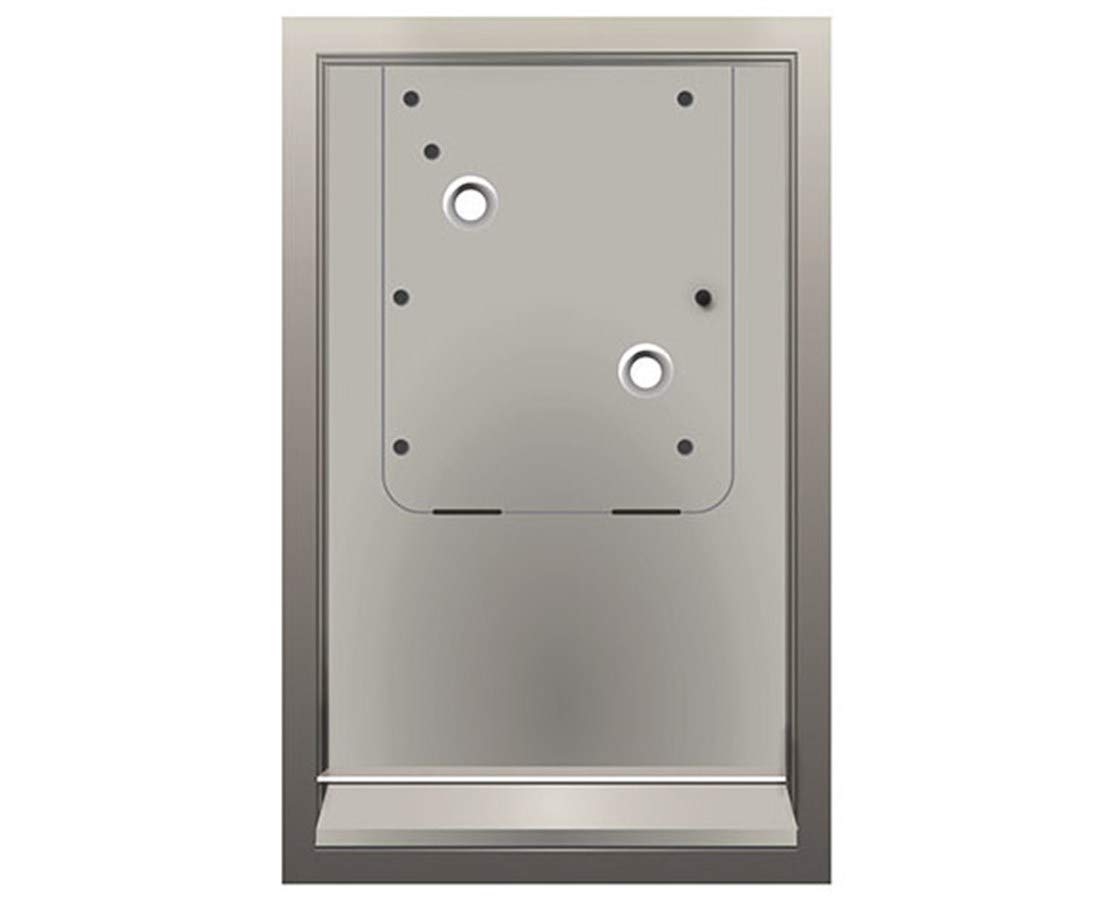 Alpine Bathroom Hand Dryer Recess Kit - Wall Mounted for Commercial & Public Restrooms (Hand Dryer Sold Separately) - Perfect for Hospitals, Schools, and Office Buildings