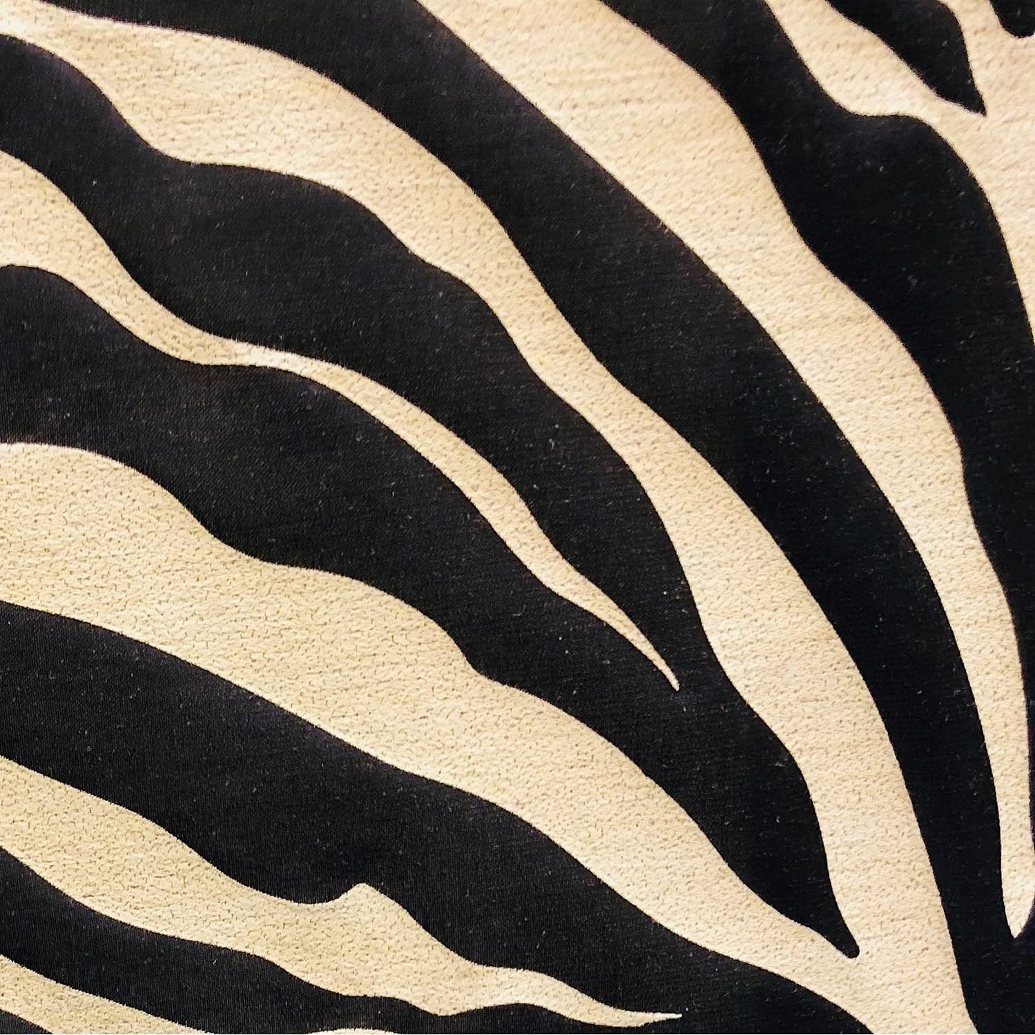 Luxury Black Zebra Print Throw Pillow - Soft Animal Motif Decorative Cushion for Sofa, Bed, Living Room & Home Decor