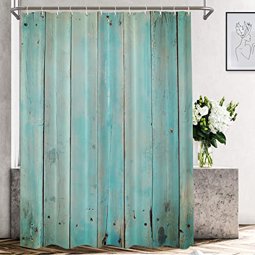 Wood Turquoise Bluea