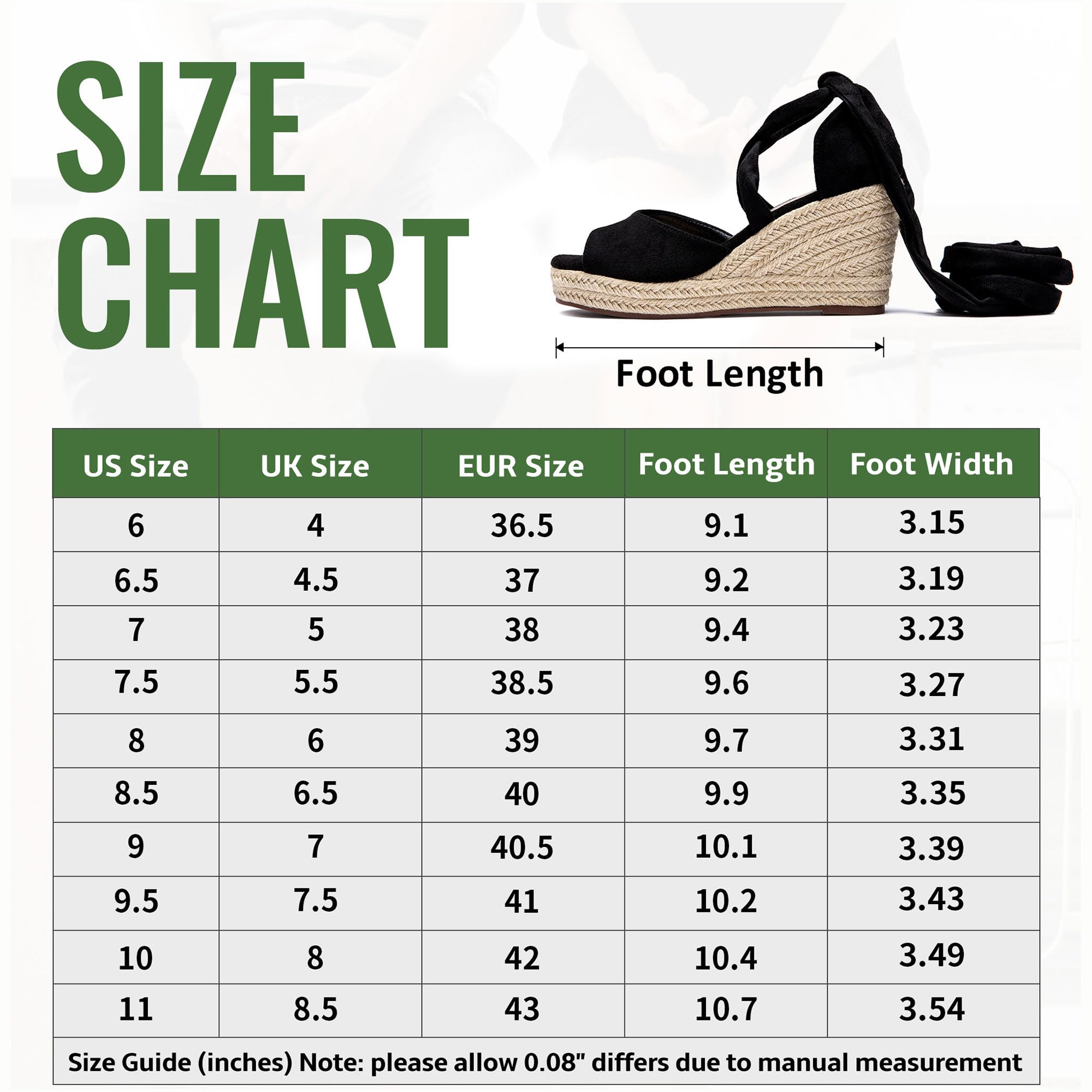 Vepose Women's Platform Wedge Sandals - Open Toe Espadrilles with Lace-Up Design for Summer Beach, Party & Casual Outfits