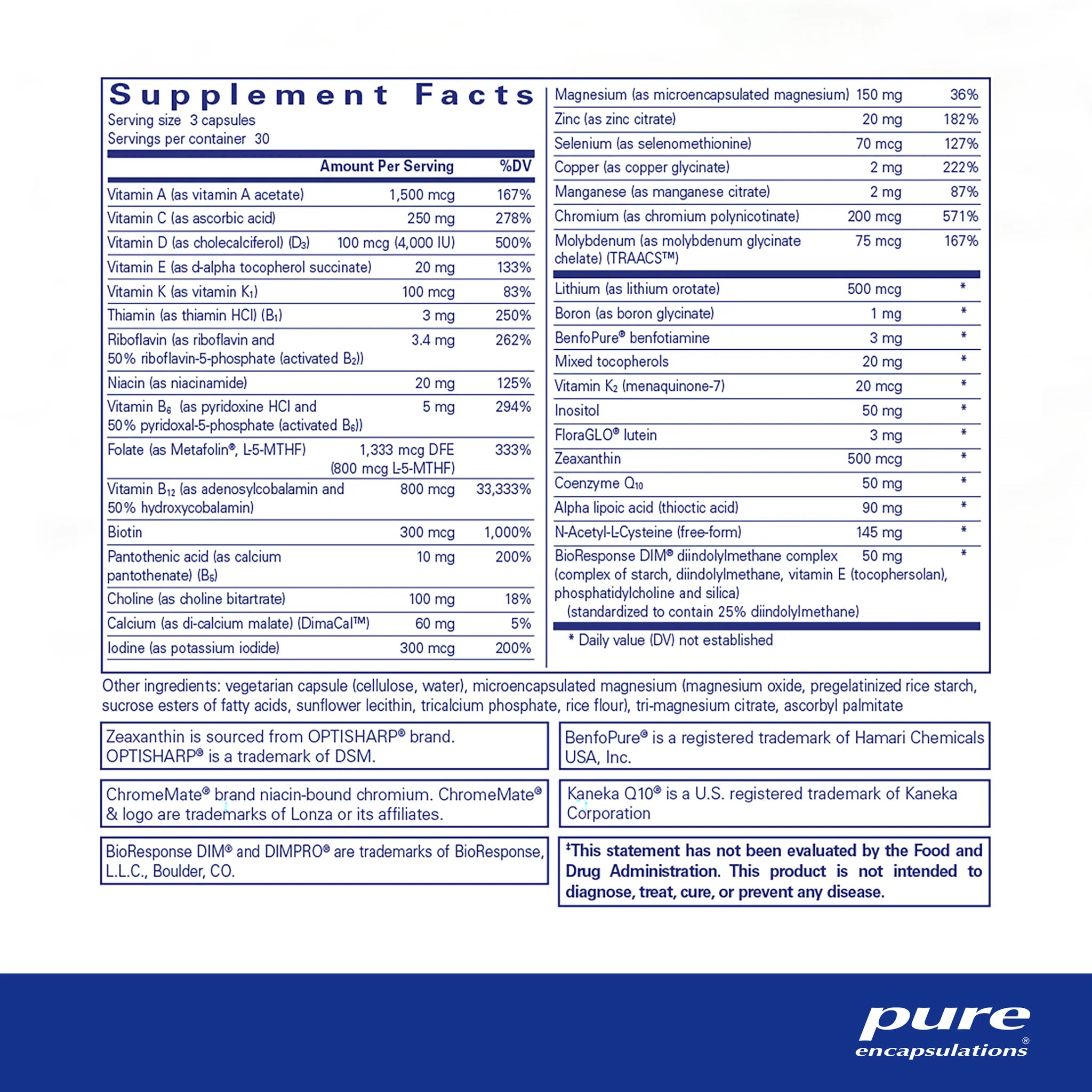 PureGenomics® Ultra Multivitamin Supplement - Premium Daily Vitamins for Men & Women - Supports Immune Health, Energy & Metabolism - Ideal for Active Lifestyles & Wellness Routines