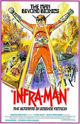 Infra-Man 1975 Vintage Movie Poster - Classic Sci-Fi Film Collectible for Home Theater & Man Cave Decor
