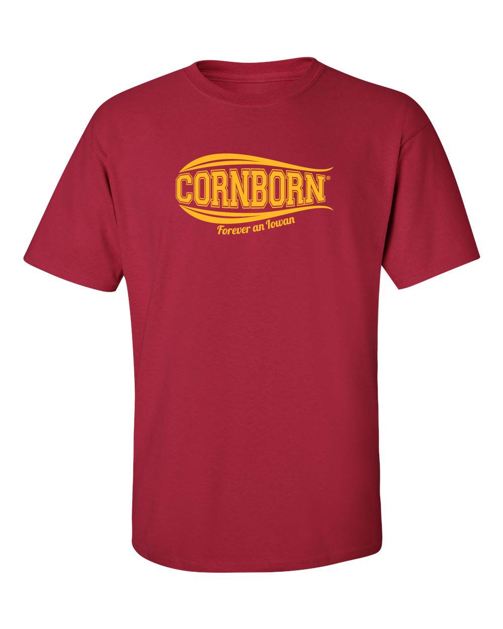 Iowa State Cyclones CornBorn T-Shirts for Men & Women | Comfortable Short Sleeve Fan Apparel | Perfect for Game Day, Tailgating & College Pride