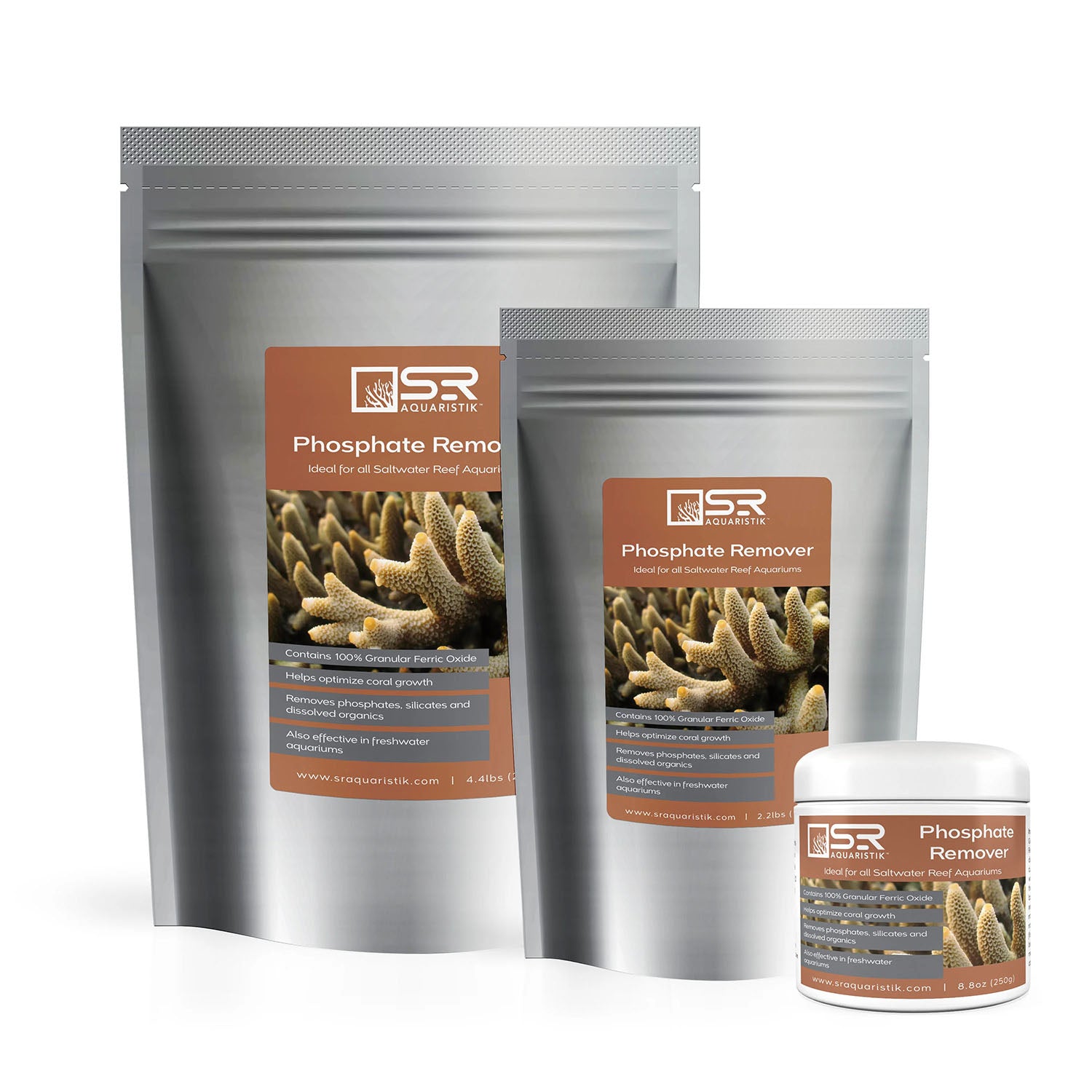 GFO Phosphate Remover for Aquariums - High-Efficiency Water Treatment for Saltwater & Freshwater Tanks - Reduces Algae Growth | Perfect for Reef Tanks, Fish Tanks & Aquatic Ecosystems