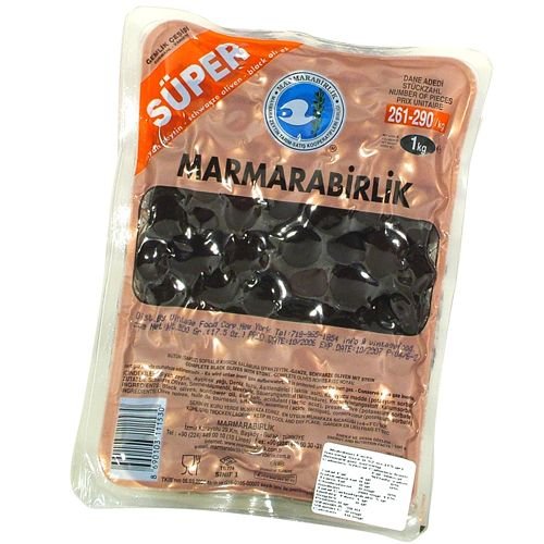 Premium Marmara Birlik Black Olives - 800g | Gourmet Mediterranean Snack for Salads, Pizzas & Charcuterie Boards
