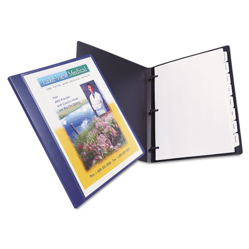 Slim View Binder with Flexible Fastener - Letter Size (8.5x11 inches) for School, Office & Home Organization | Durable & Lightweight Document Storage