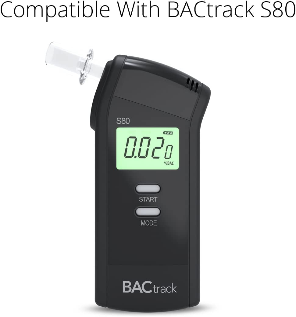 BACtrack Professional Breathalyzer Mouthpieces (500 Count) - Compatible with BACtrack S80, Trace, Scout, Element & S75 Alcohol Testers | Accurate & Hygienic for Workplace, Law Enforcement & Personal Use