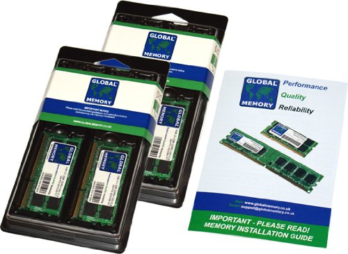 32GB (4x8GB) DDR3 1333MHz PC3-10600 204-Pin SODIMM Laptop Memory RAM Kit - Compatible with HP, Dell, Lenovo, Acer Notebooks - Perfect for Gaming, Video Editing & Multitasking