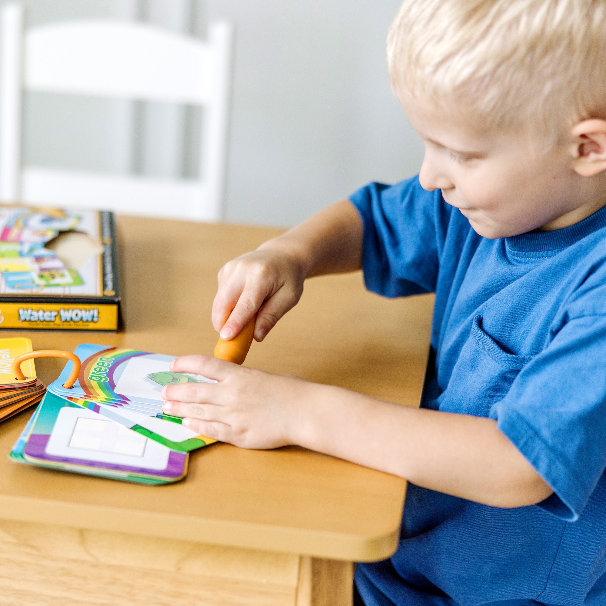 Water Wow! Splash Cards - Shapes, Numbers & Colors Learning Activity for Toddlers | Reusable Water-Reveal Flashcards for Preschool & Travel Fun