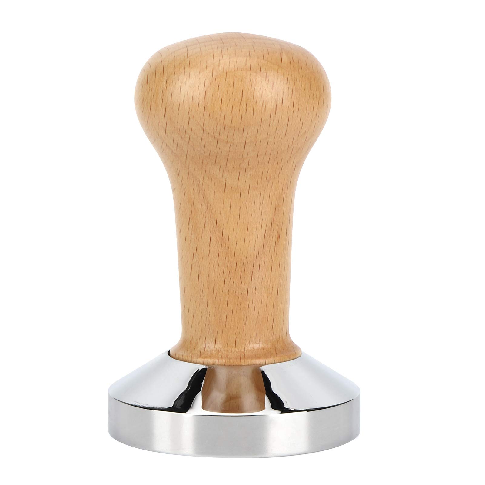 Premium 58mm Coffee Tamper with Stainless Steel Base & Ergonomic Wooden Handle - Professional Espresso Press Tool for Baristas & Home Brewing - Perfect for Espresso Machines, French Press & Coffee Shops