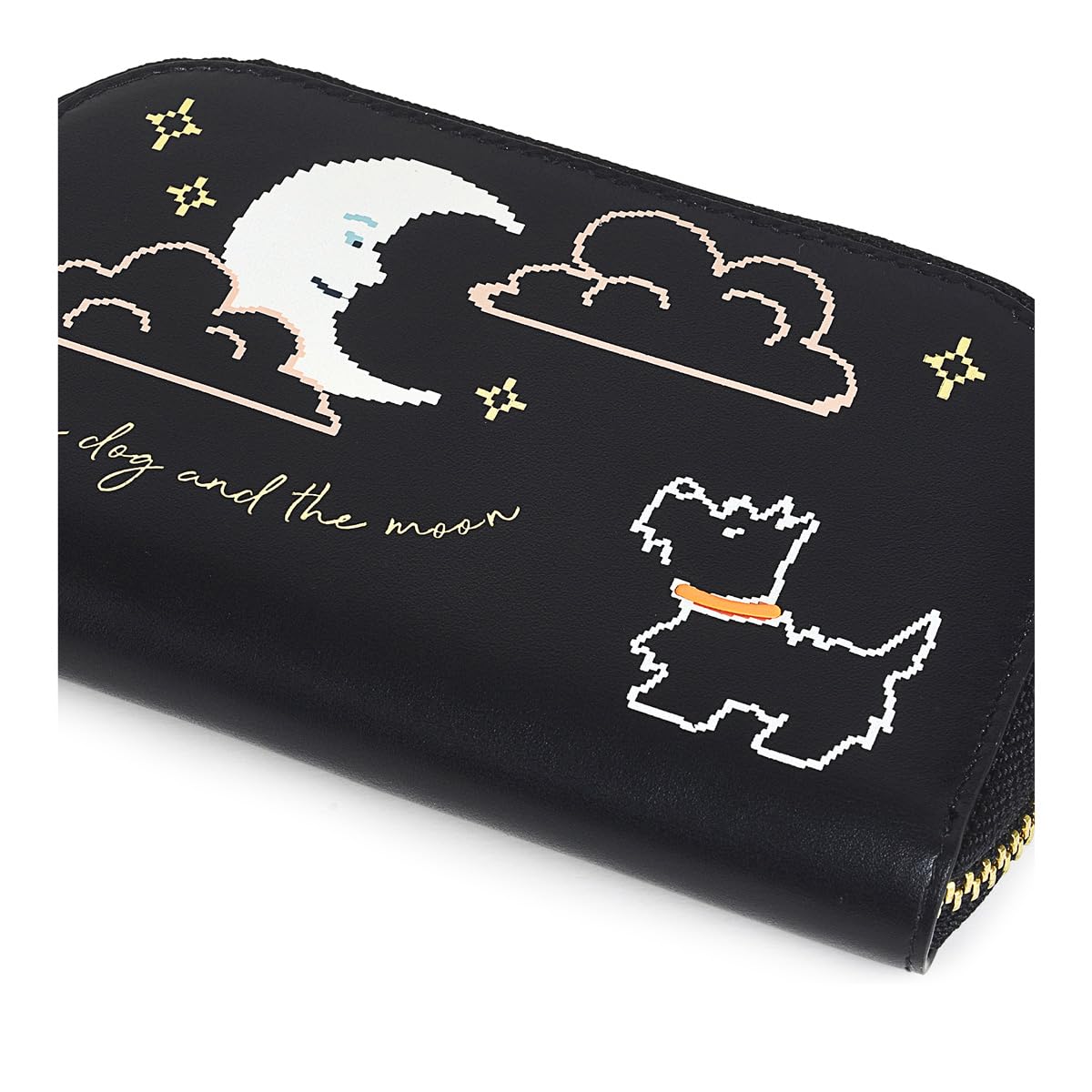 RADLEY London Dog And The Moon Women's Medium Leather Zip Around Wallet - Black | Stylish RFID-Blocking Purse for Everyday Use, Travel & Gift Giving