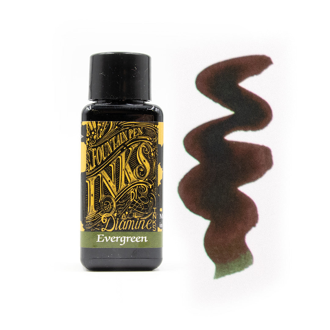Premium Diamine Fountain Pen Ink 30ml Bottle - Vibrant Colors for Calligraphy, Journaling & Artistic Writing - Perfect for Fountain Pens, Dip Pens & Ink Drawing
