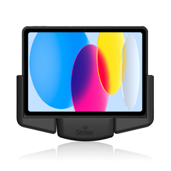 iPad 11th/10th Gen Car Mount Holder for Strike Rugged Case - Landscape View DIY Installation - Perfect for Road Trips & GPS Navigation