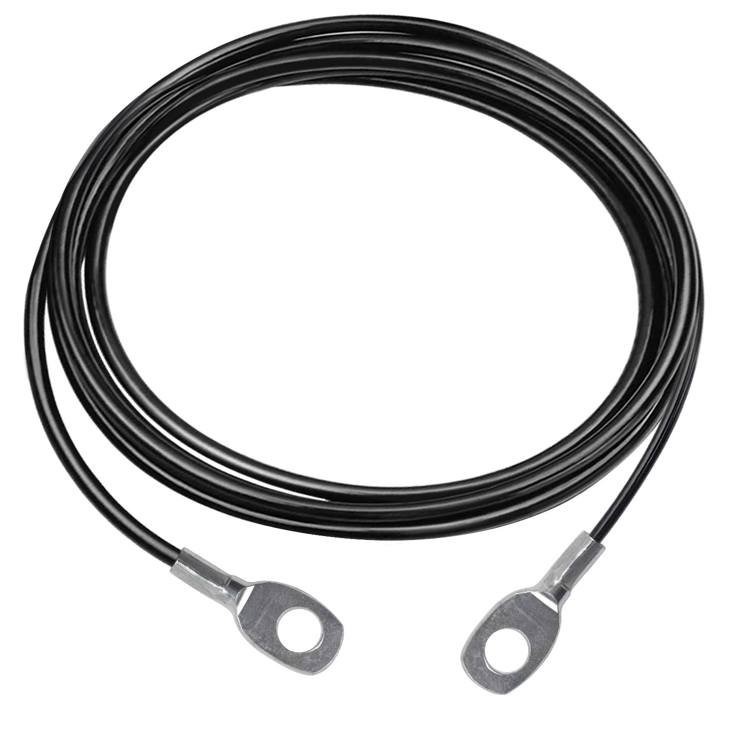 LFJ Replacement Gym Cable with Stopper Ball - Durable Steel Wire Rope for Cable Machine, Home Gym & Weight Lift Pulley System - Perfect for Strength Training, CrossFit, and Home Workouts