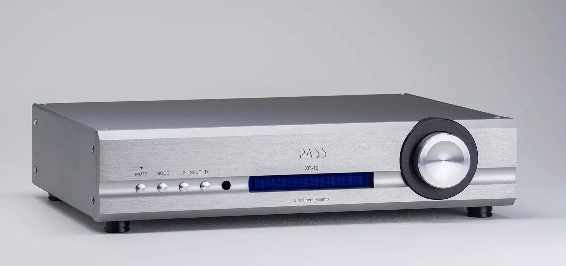 Pass Labs XP 12 High-End Preamplifier - Audiophile Grade Stereo Preamp for Home Theater & Music Systems - Perfect for Vinyl, CD & Streaming Audio Setup