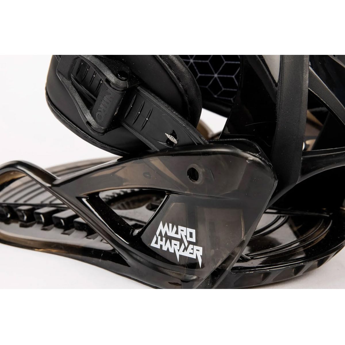 Nitro Micro Charger Kids Snowboard Bindings (Size 12.5-3.5) - Youth Snowboard Bindings for Boys & Girls - Perfect for Beginner Snowboarders & Mountain Adventures 2022 Model