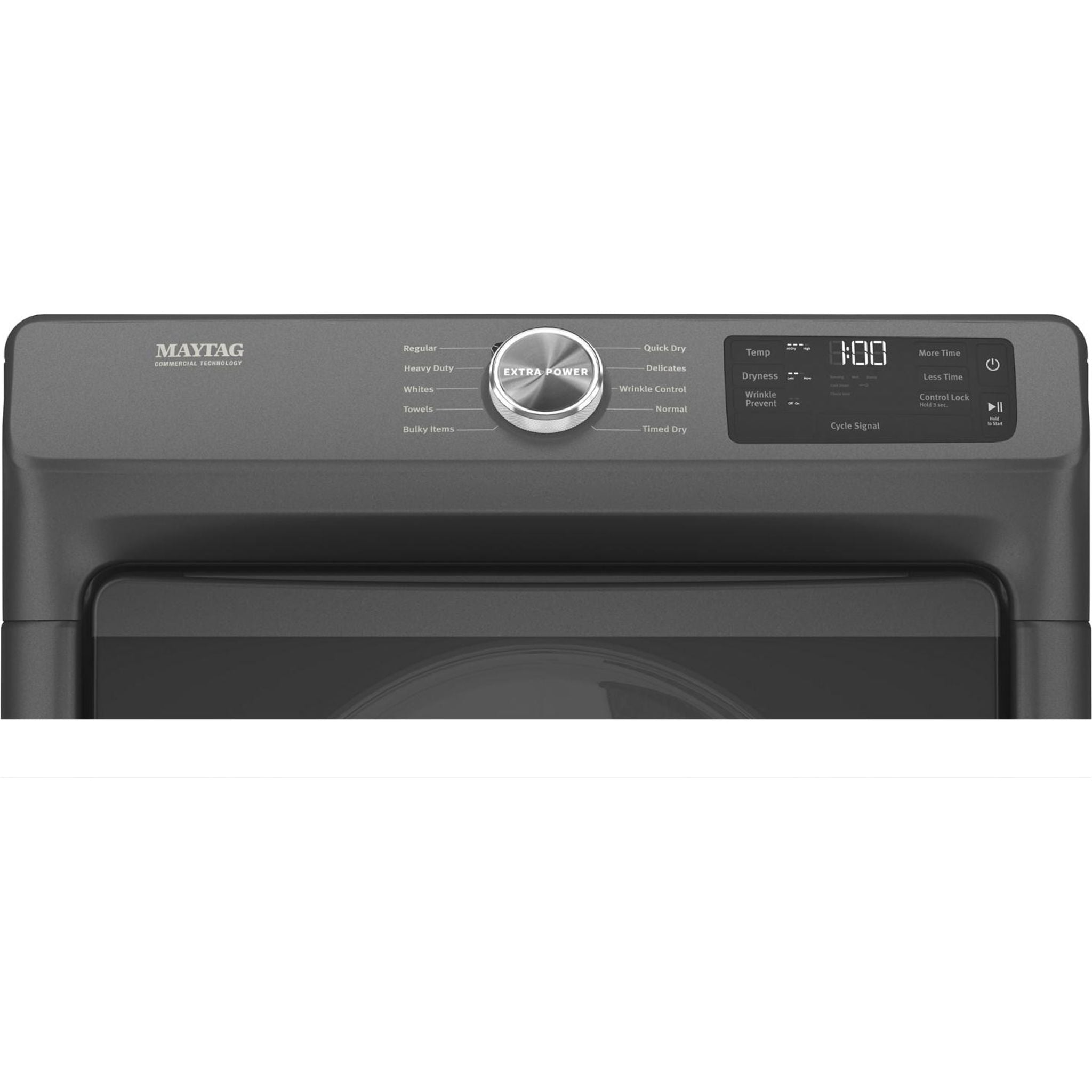Maytag YMED5630MBK Electric Dryer - 7.0 Cu. Ft. Capacity, Energy Efficient, Volcano Black | Perfect for Laundry Rooms & Apartments