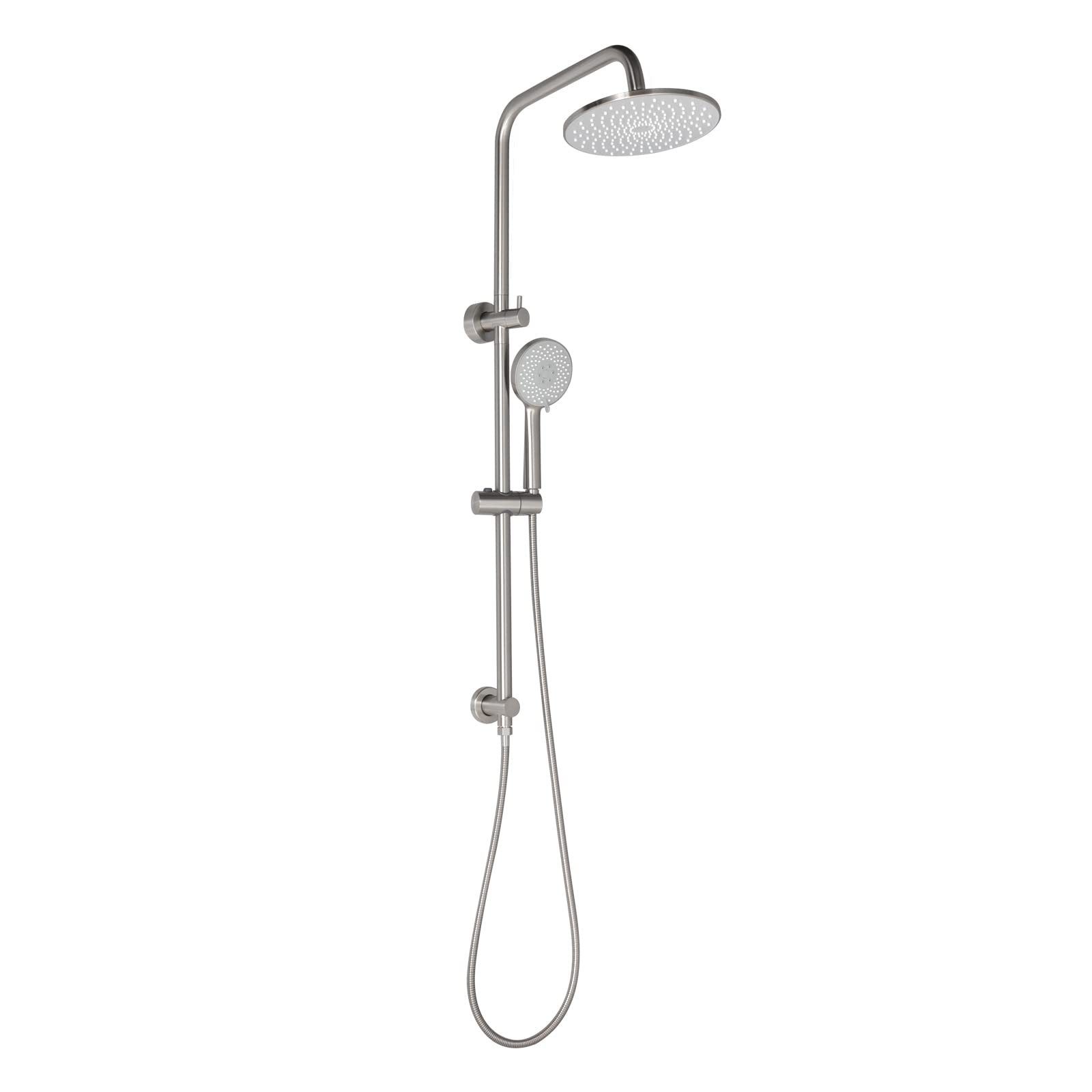 HAOXIN 3-Function Handheld Shower System - Brushed Nickel Bathroom Retrofit Kit (Model J350-BN) - Perfect for Bathroom Upgrades & Spa-Like Shower Experience