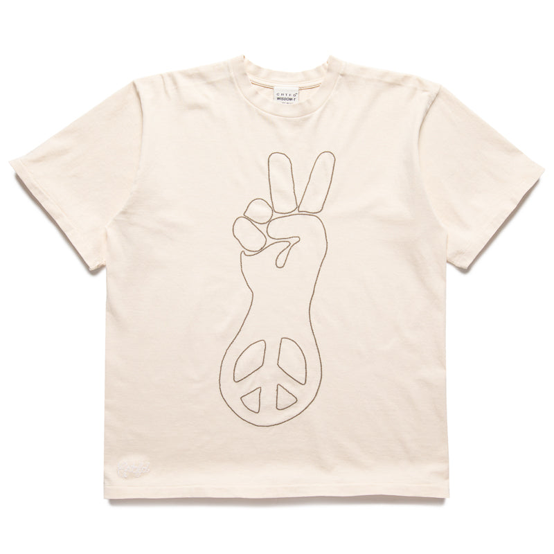 CRTFD Armed With Peace T-Shirt - Natural Cotton Tee for Men & Women - Casual Streetwear & Protest Shirts for Peace Activists