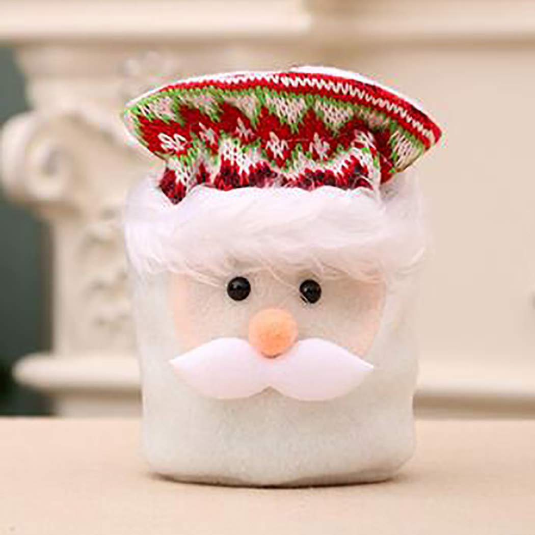 Ursumy Christmas Drawstring Gift Bags - Santa Themed Holiday Party Favors for Candy, Treats & Goodies | Perfect for Gift Wrapping, Xmas Celebrations & Festive Gatherings