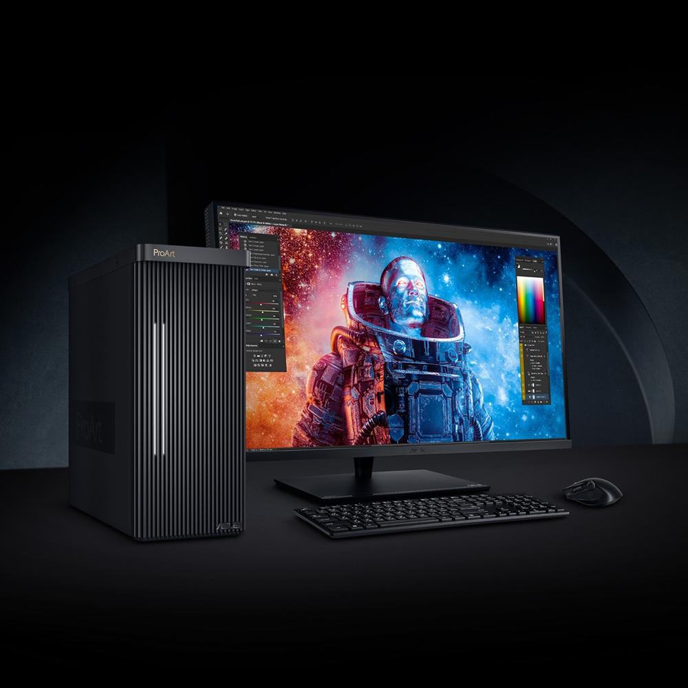 ASUS ProArt Station PD5 Desktop Computer (PD500TC PH768) - High-Performance PC for Graphic Design, Video Editing & 3D Rendering - Perfect for Creative Professionals & Studio Work